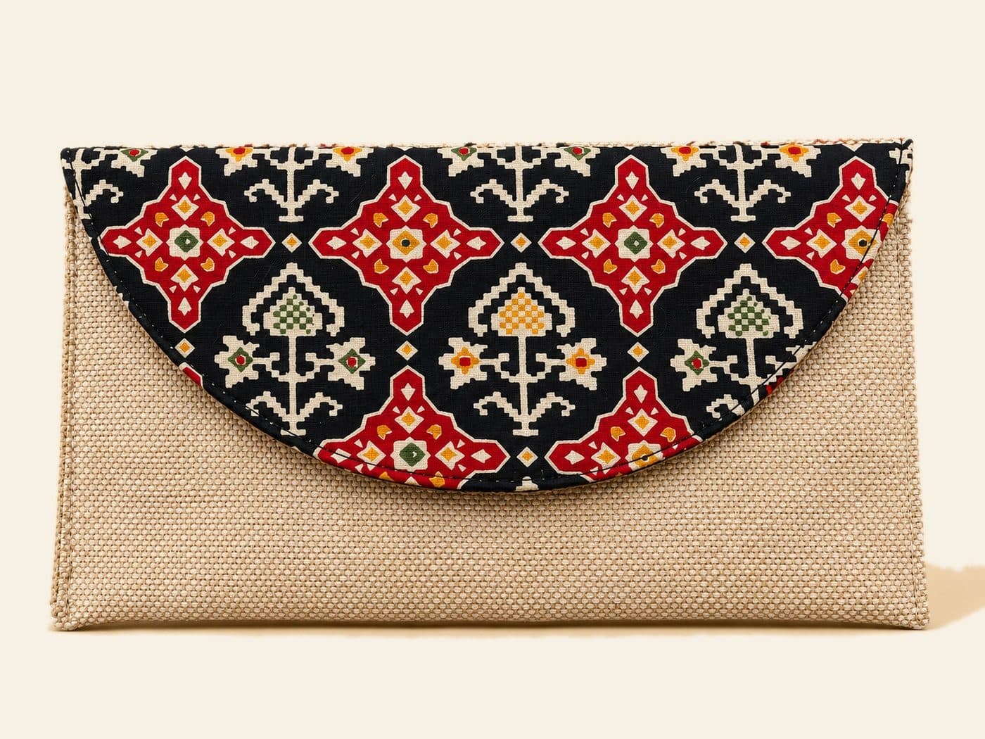 Jute Pouches & Clutches — handmade by HuskWorks, custom sizes and branding available